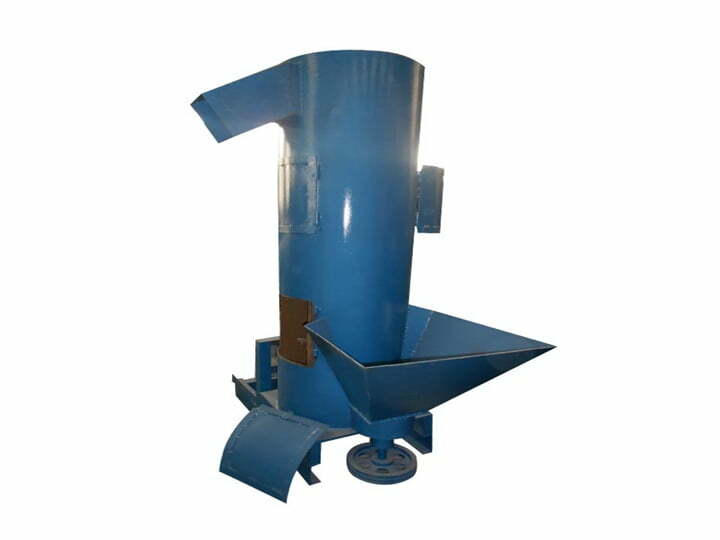 vertical dryer for plastic film chips