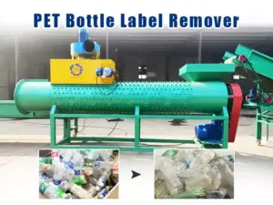 PET bottle lablel remover