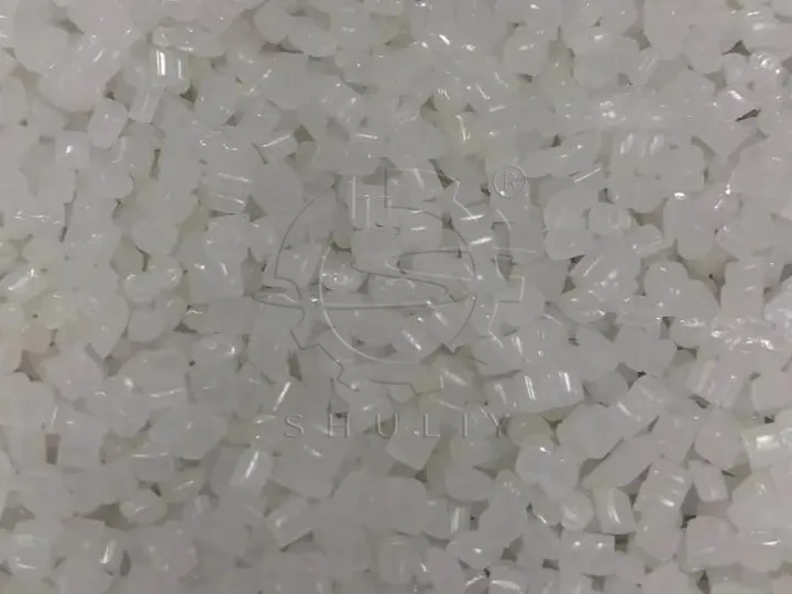 Granules en plastique finaux de la ligne de recyclage du film PP