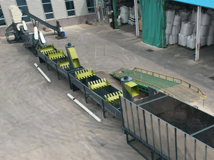 Machine à laver en plastique dans la ligne de recyclage du film PP PE