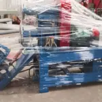 tire recycling machine packed for shippment to South africa