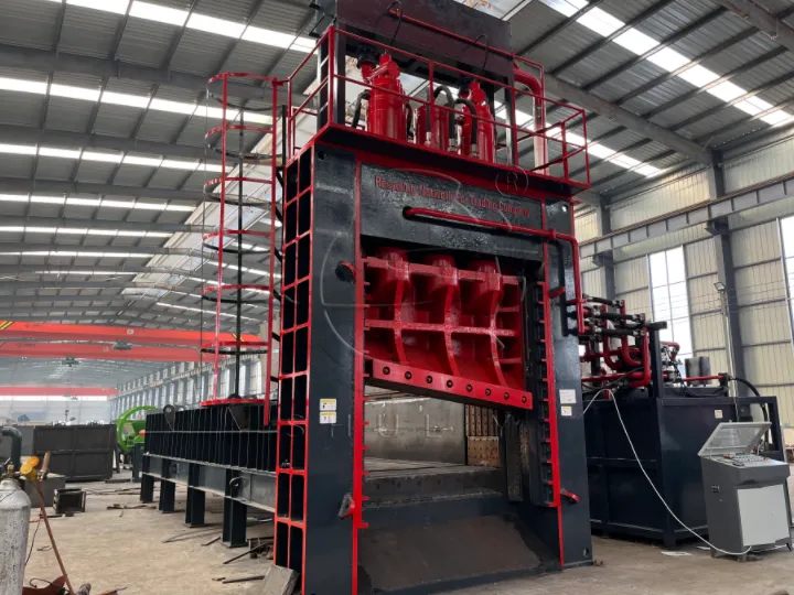 scrap metal shear machine