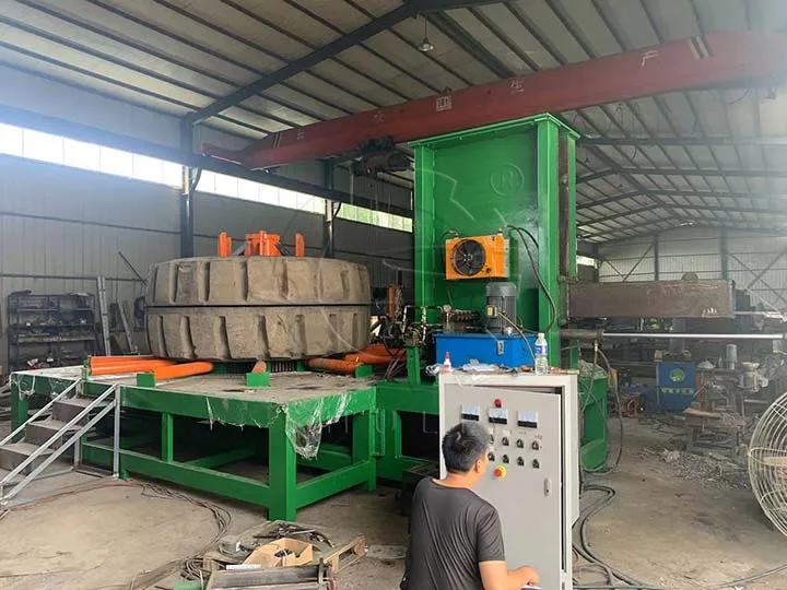 máquina de reciclaje de neumáticos de minería