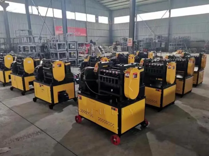 multiple steel bar straightening machines available for selection