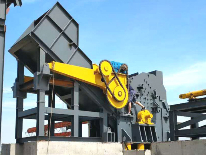 Aluminium recycling plant