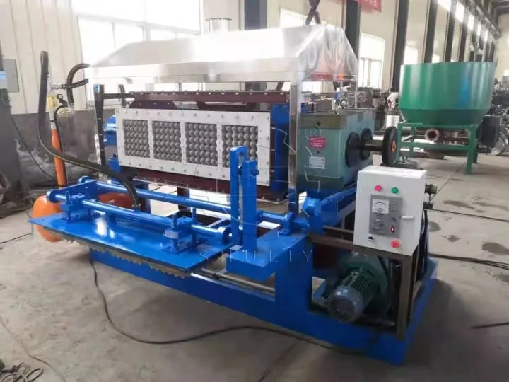 4x4 Egg Carton Machine Supplied to a Customer in Uzbekistan
